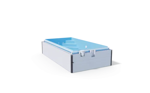 Serie Benefit G2 QBIG Skimmerbecken Ecktreppe GSA